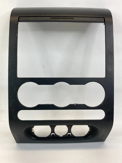 2004-2008 FORD F-150 CENTER DASH RADIO CLIMATE CONTROL BEZEL TRIM 6L302TA3JA6