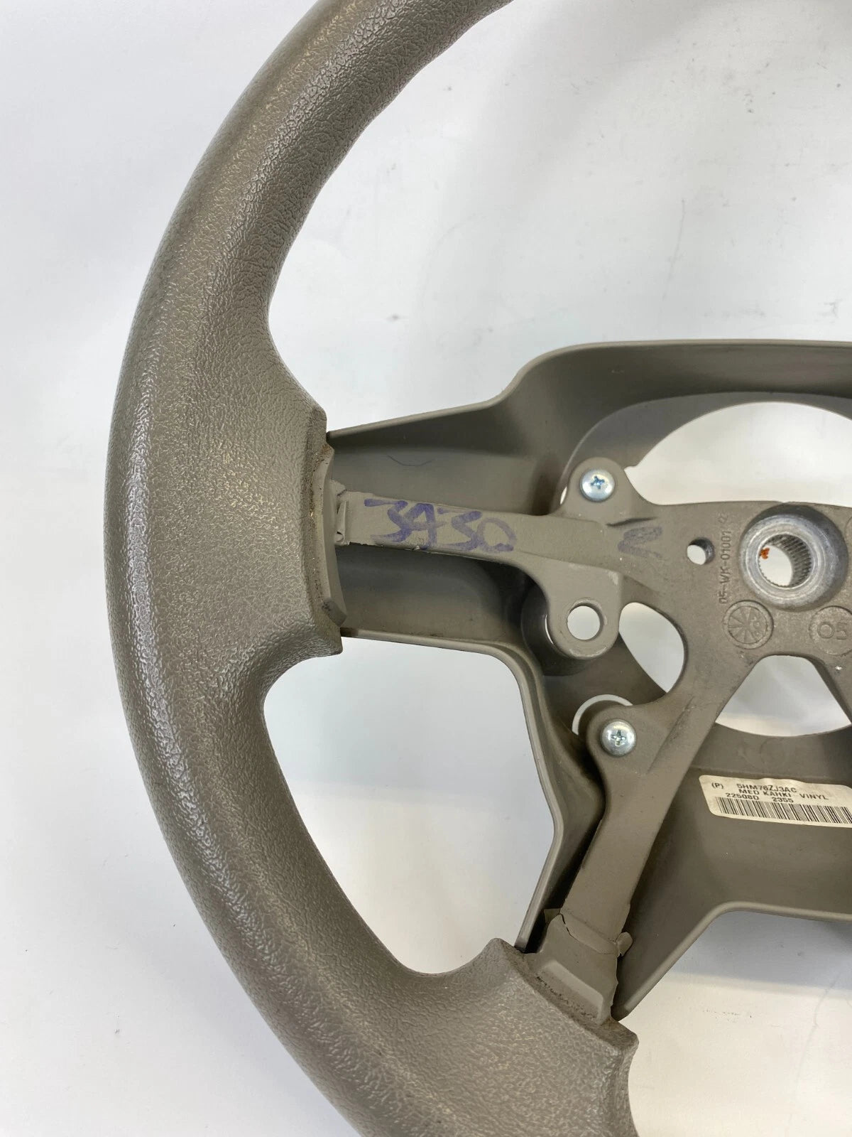 2005 2006 2007 JEEP GRAND CHEROKEE LEFT STEERING WHEEL KHAKI MED 5HM76ZJ3AC