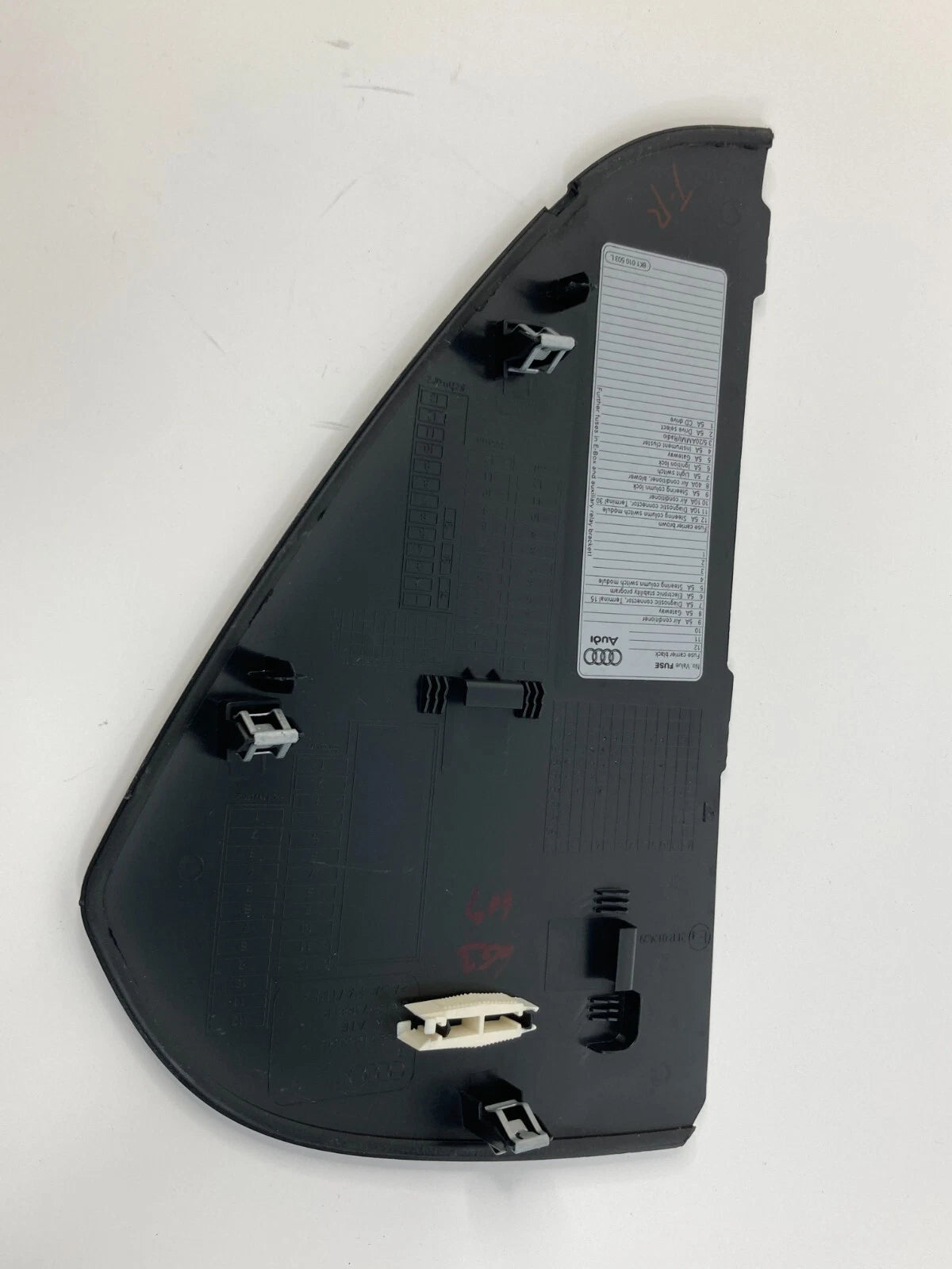 2012-2016 AUDI A4 QUATTRO DASH PANEL RIGHT SIDE END CAP COVER 8K0-857-086-B OEM
