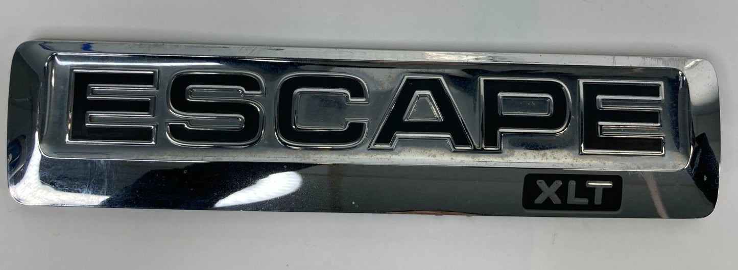 2008-2012 FORD ESCAPE XLT REAR TRUNK HATCH LID EMBLEM BADGE LOGO 8L84-7843156-AA