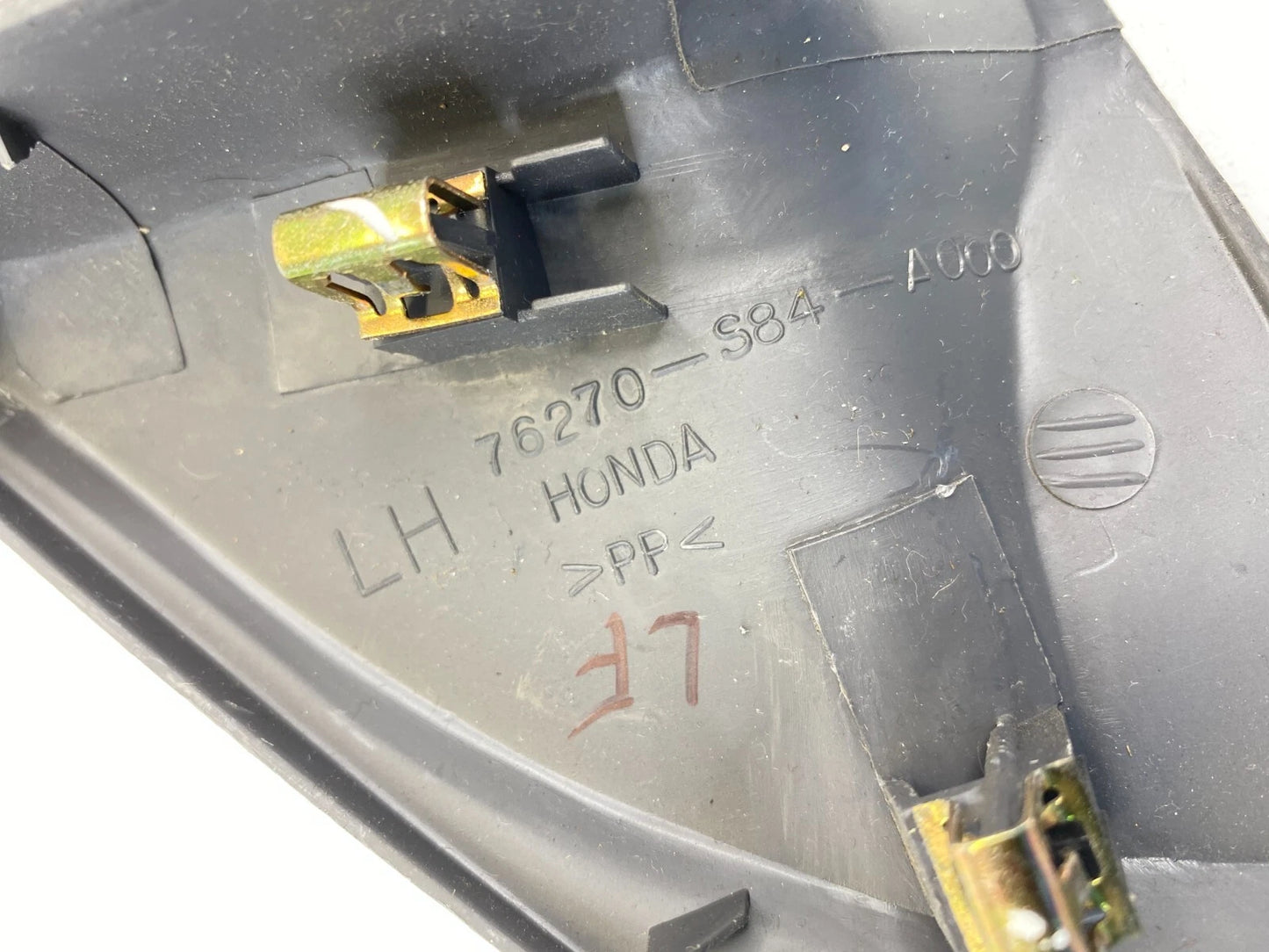 1998-2002 HONDA ACCORD FRONT LEFT INTERIOR MIRROR COVER TRIM BEZEL 76270S84A000