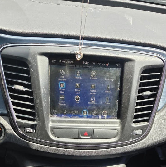 2015-2017 CHRYSLER 200 RADIO INFO NAVIGATION SCREEN MEDIA RECEIVER 68190260AG