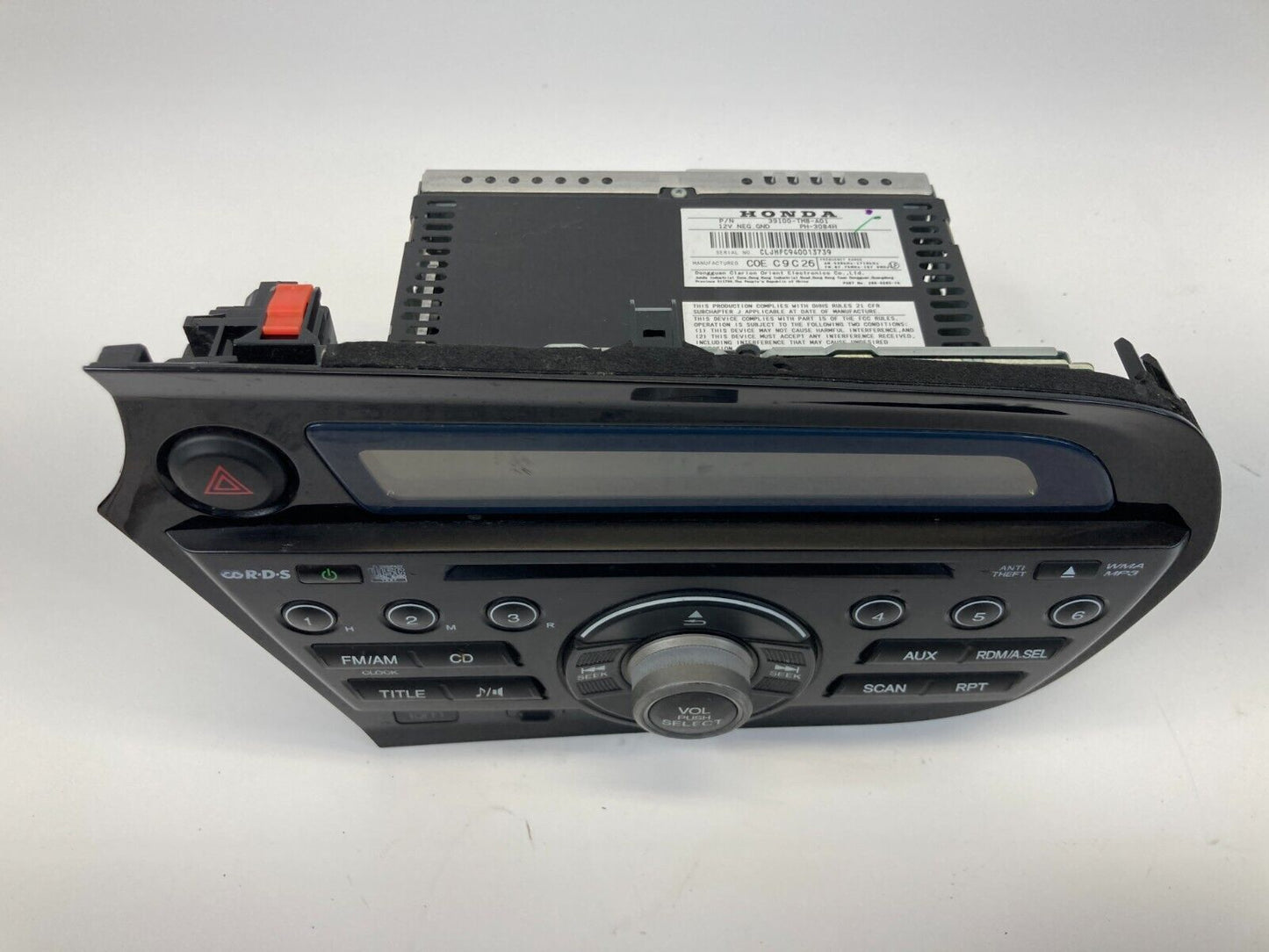 10 11 Honda Insight Audio Equipment Radio AM FM CD Player Receiver 39100-TM8-A01