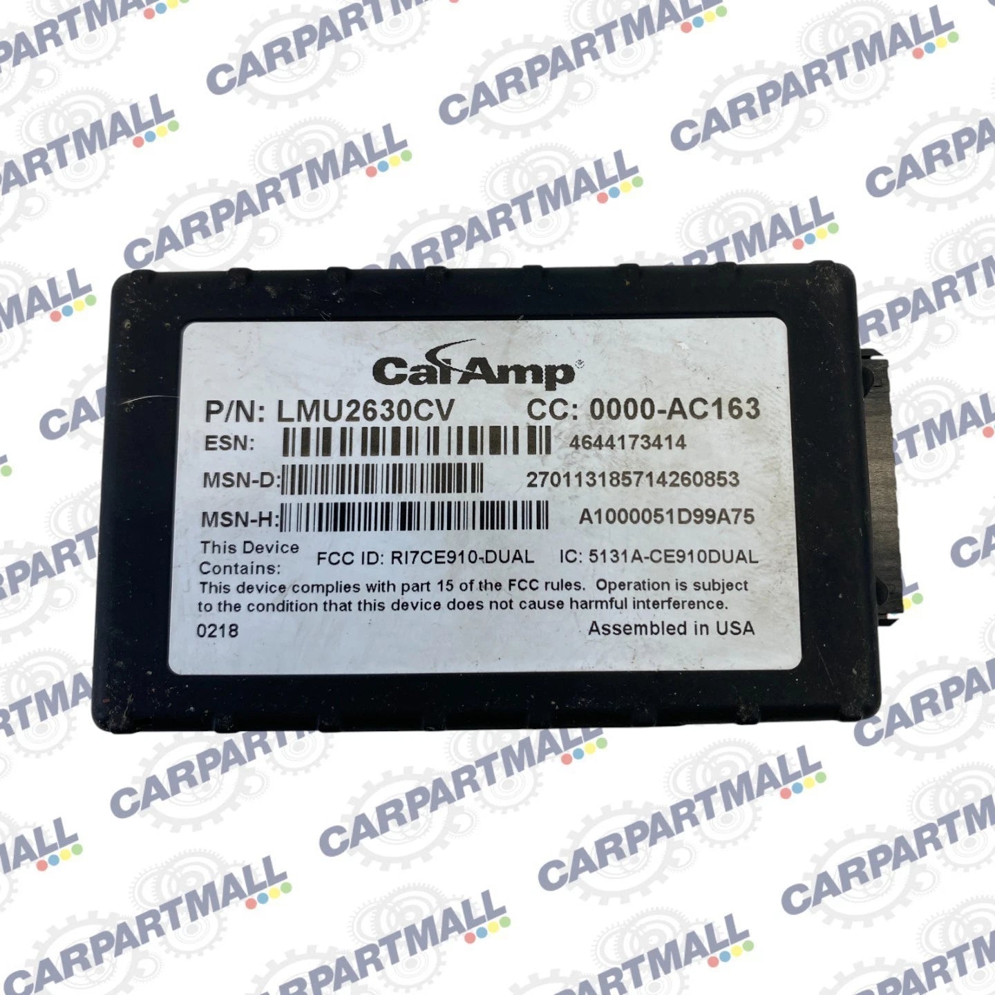 CALAMP LMU2630CV FLEET GPS TRACKING MODULE TELEMATICS UNIT TRACKER DEVICE