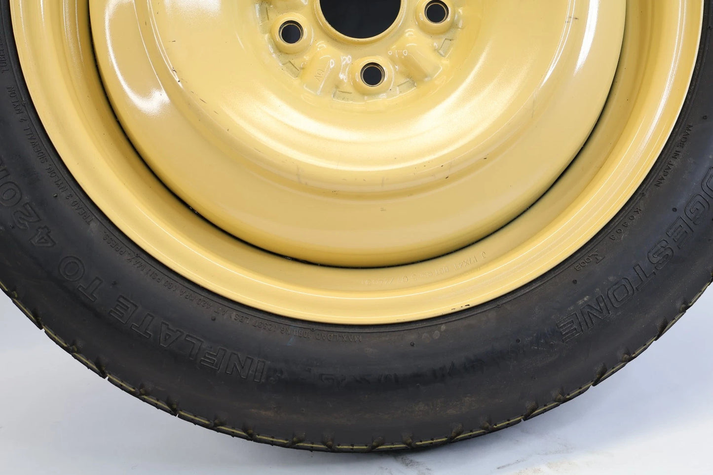 2007-2009 LEXUS GS350 EMERGENCY SPARE TIRE WHEEL DONUT COMPACT T155/70D17 110M