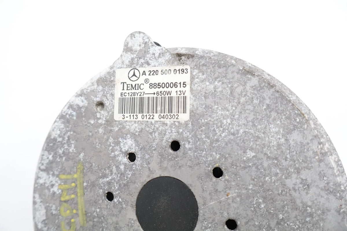 2000-2006 MERCEDES-BENZ S430 ENGINE MOTOR RADIATOR COOLING FAN TEMIC 885-002-036