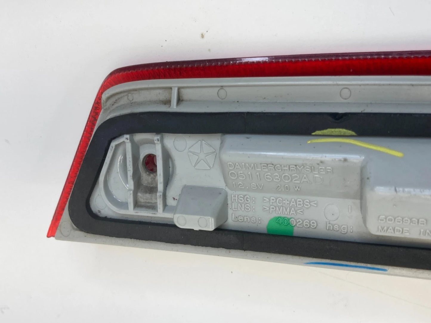 2006-2016 DODGE JOURNEY 3RD THIRD BRAKE LIGHT HIGH MOUNT STOP LAMP 05116302AD