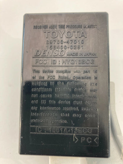 2004-2009 TOYOTA PRIUS TIRE PRESSURE RECEIVER MODULE TPMS 89760-47010 OEM