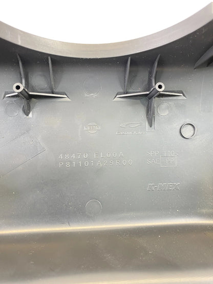07-13 NISSAN VERSA STEERING COLUMN UPPER TRIM COVER SHROUD PANEL 48470-EL00A OEM