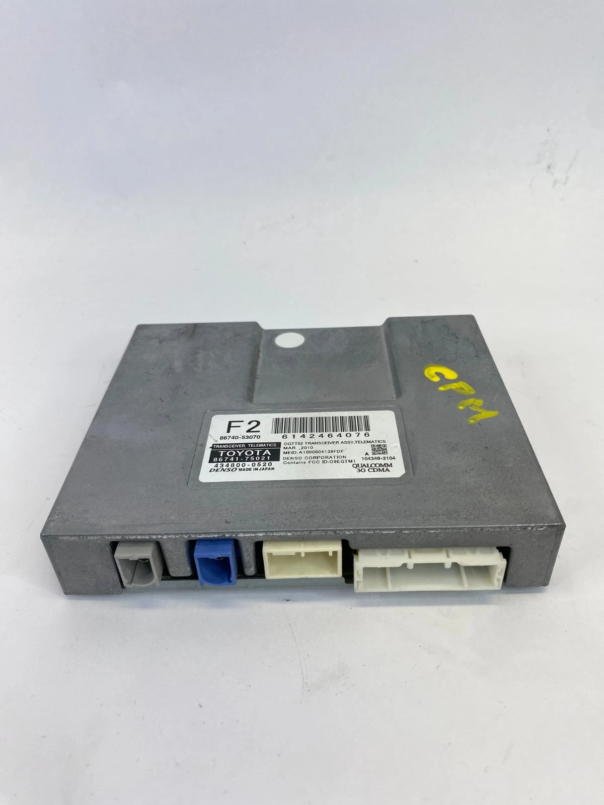 2006-2013 LEXUS IS250 TRANSCEIVER TELEMATICS CONTROL MODULE 86740-53070 OEM