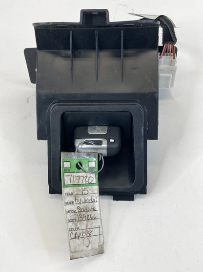2011-2015 Hyundai Sonata Console Adapter Button Start Hold w/ Key Entry Module