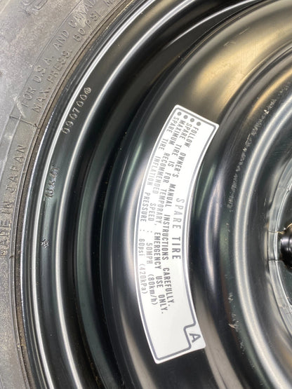 1999-2004 ACURA RL SPARE TIRE WHEEL RIM COMPACT DONUT T135/80/D16 101M OEM