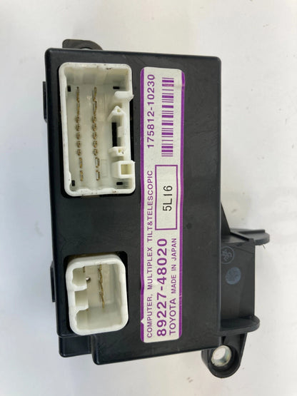 2006-2008 LEXUS RX400H MULTIPLEX TELESCOPIC CONTROL MODULE 89227-48020 OEM
