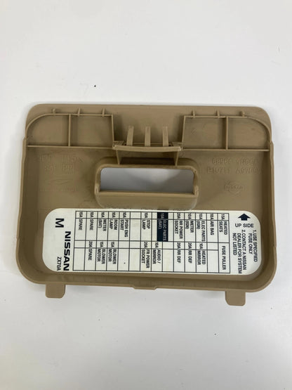 2009-2014 NISSAN MAXIMA DASH INTERIOR FUSE BOX LID DOOR TRIM COVER 68964-9N00A