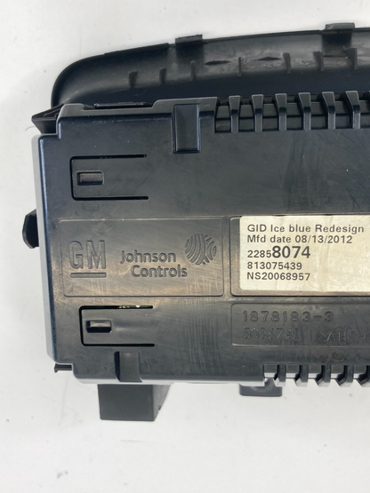 2011-2016 Chevrolet Cruze Dash Information Display Screen Unit 22858074 OEM