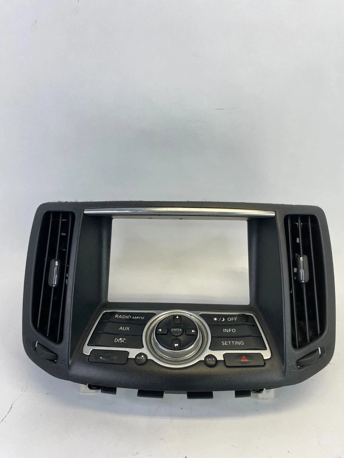 2007 2008 INFINITI G35 SEDAN FACEPLATE RADIO INFO DISPLAY CONTROL 28395JK60B OEM