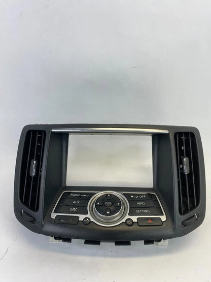 2007 2008 INFINITI G35 SEDAN FACEPLATE RADIO INFO DISPLAY CONTROL 28395JK60B OEM