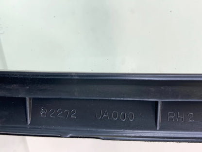2007-2012 Nissan Altima Rear Right Door Vent Quarter Window Glass 82272-JA000