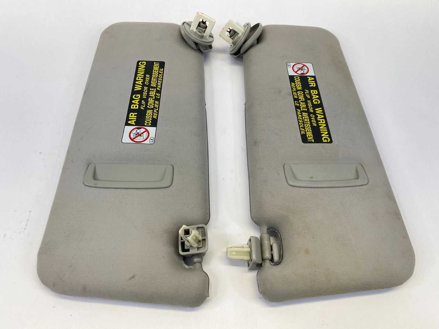 2006-2013 LEXUS IS250 ROOF LEFT AND RIGHT SUNVISOR SUN VISOR SET SHADE W/ MIRROR