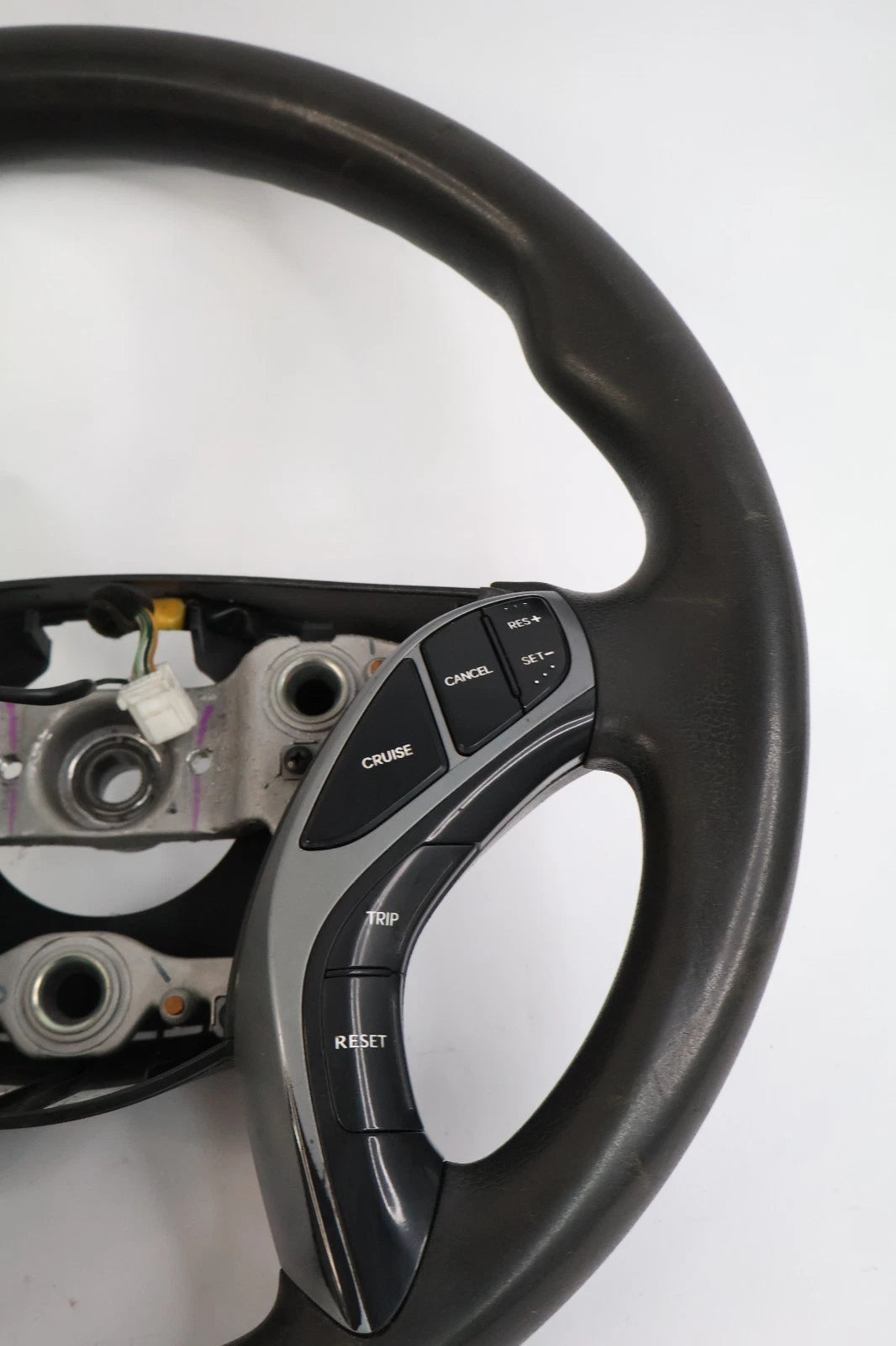 2011-2016 HYUNDAI ELANTRA STEERING WHEEL BLACK WITH CRUISE CONTROL SWITCHES OEM