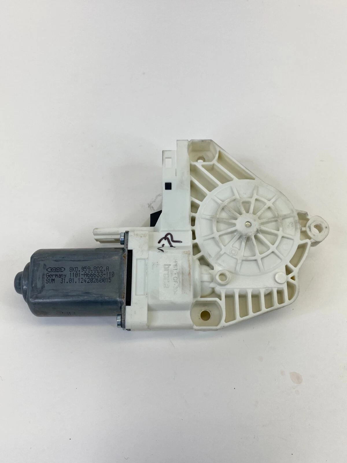 09-16 AUDI A4 QUATTRO FRONT RIGHT SIDE DOOR POWER WINDOW MOTOR 8K0-959-802-A OEM