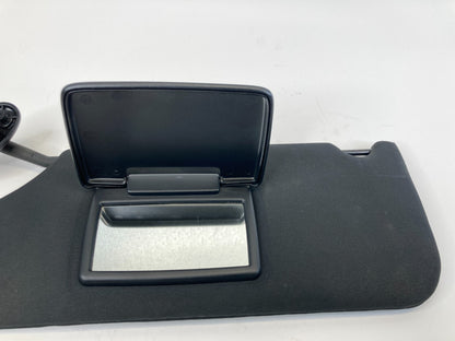 2011-2014 Dodge Avenger Left Driver Side Sunvisor Sun Visor Black Cloth OEM