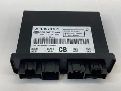 2013 BUICK REGAL THEFT LOCKING KEYLESS ENTRY CONTROL MODULE UNIT 13578781 OEM