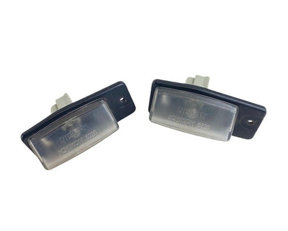 2010 2011 2012 Nissan Sentra Sedan Rear License Plate Light Lamp Set Pair OEM