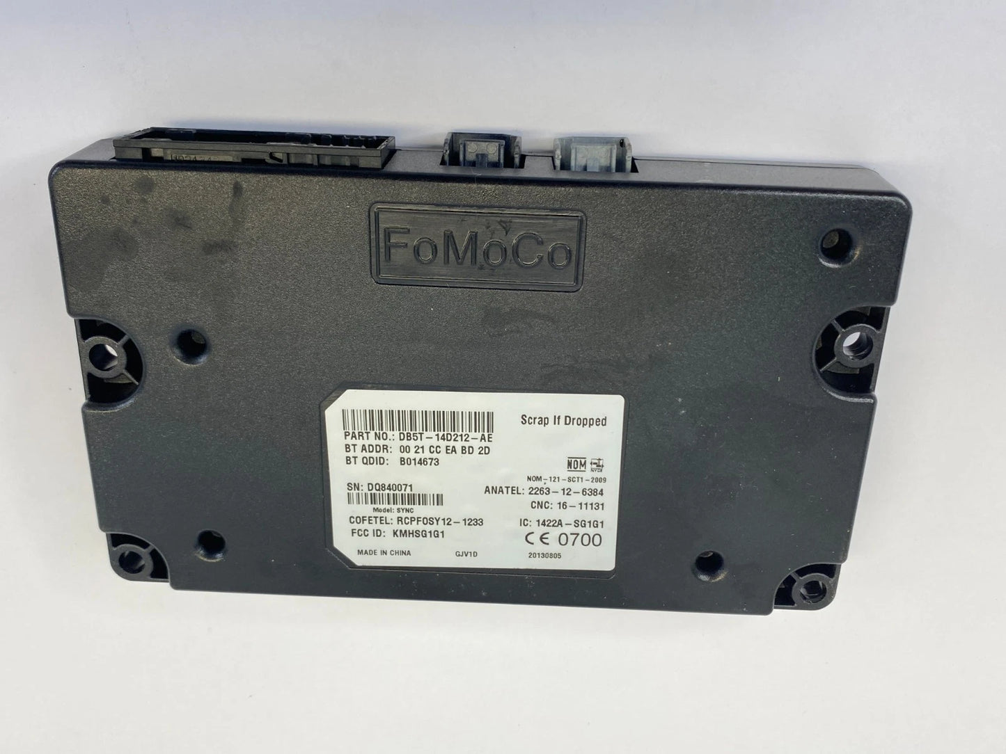 2014 2015 FORD FOCUS SYNC COMMUNICATION CONTROL MODULE COMPUTER BDT5T-14D212-AE