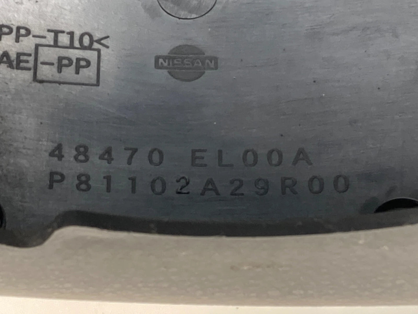 2007-2013 NISSAN VERSA STEERING COLUMN COVER SHROUD UPPER LOWER OEM 48470-EL00A