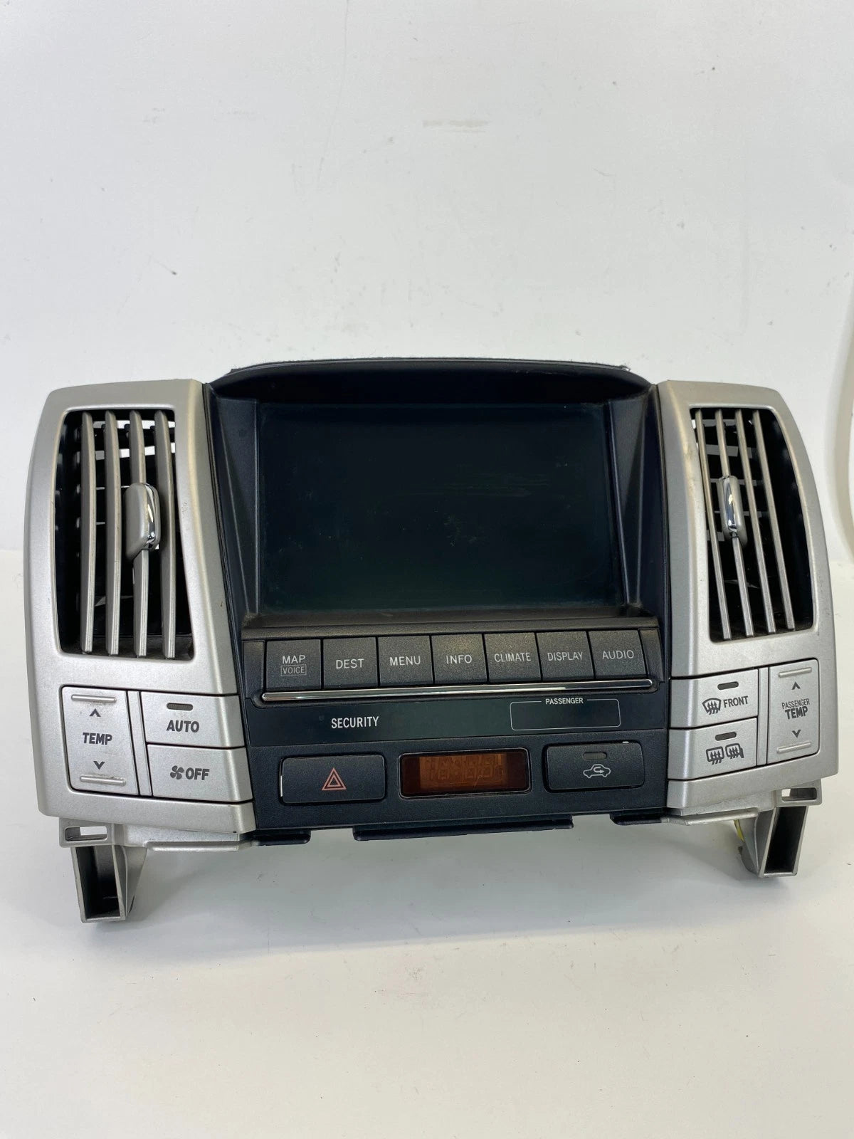 2007-09 LEXUS RX350 RADIO NAVIGATION SCREEN MONITOR MAP UNIT W/ CLIMATE CONTROL