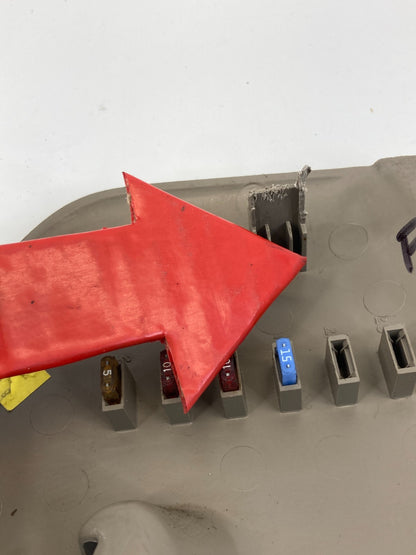 2000-2005 Chevrolet Monte Carlo Dash Left Side Fuse Box Cover Trim Cap 10311549