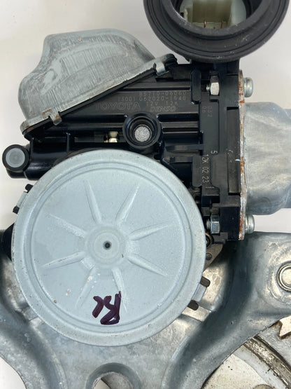 07 08 09 10 11 TOYOTA CAMRY REAR LEFT BACK POWER WINDOW REGULATOR W/ MOTOR OEM