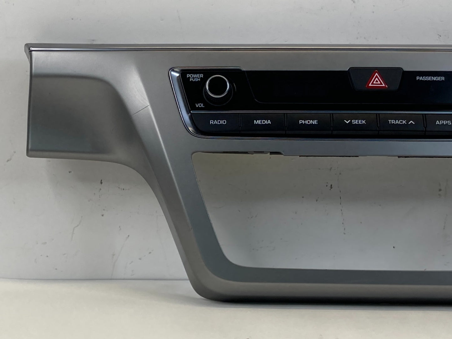 15-17 Hyundai Sonata Center Dash Radio Audio Control w/Hazard Panel Trim Bezel