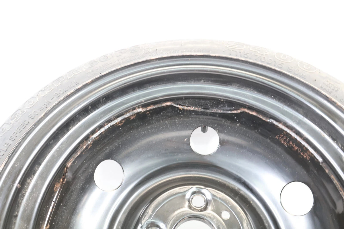 2006-2011 ACCENT KIA RIO SPARE TIRE WHEEL RIM COMPACT DONUT T115/70/D15 90M OEM