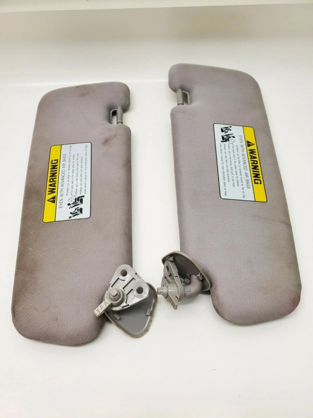 2011-2014 HYUNDAI SONATA LEFT & RIGHT SUNVISOR DRIVER & PASSENGER SUN VISOR SET