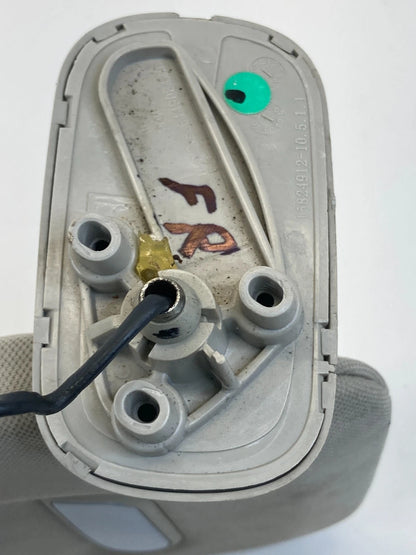 2007-2014 GMC YUKON SUN VISOR SHADE PAIR SET DRIVER & PASSENGER SIDES GRAY OEM