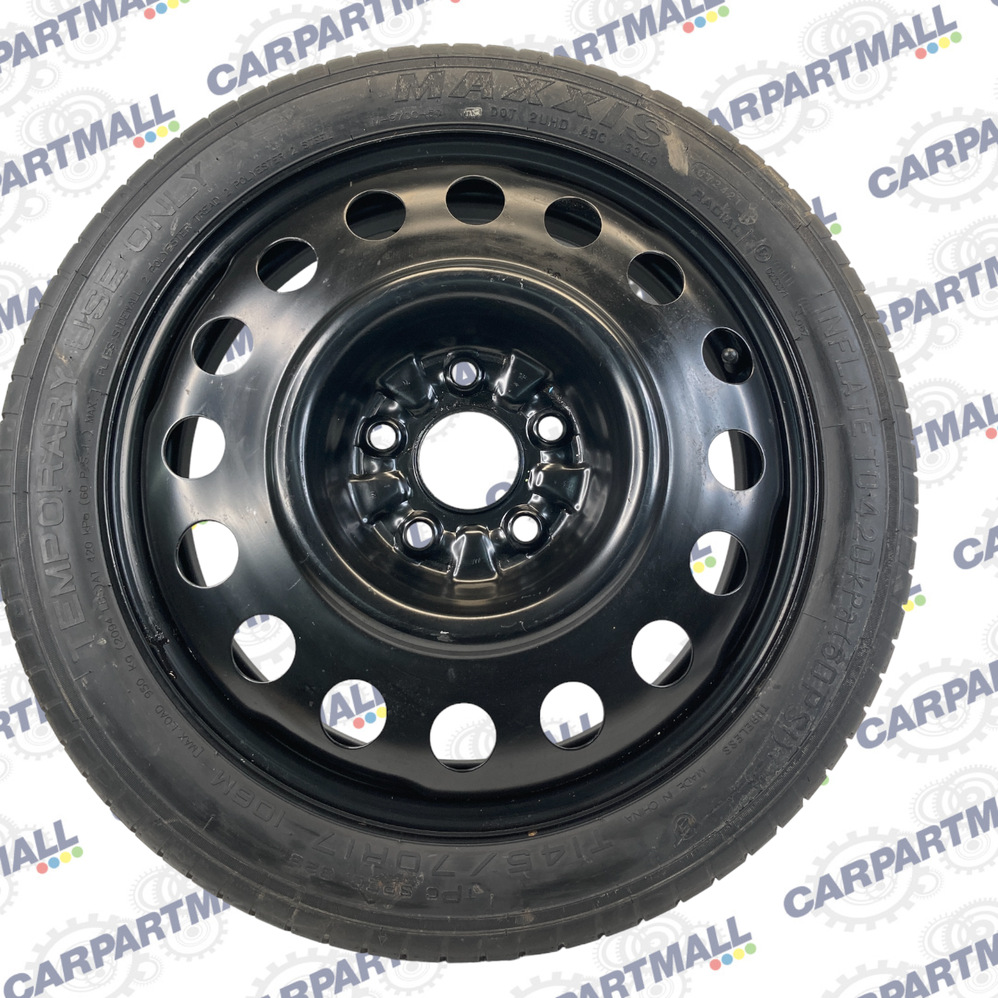 10-17 Chevrolet Equinox Emergency Spare Tire Wheel Compact T145/70R17 106M OEM