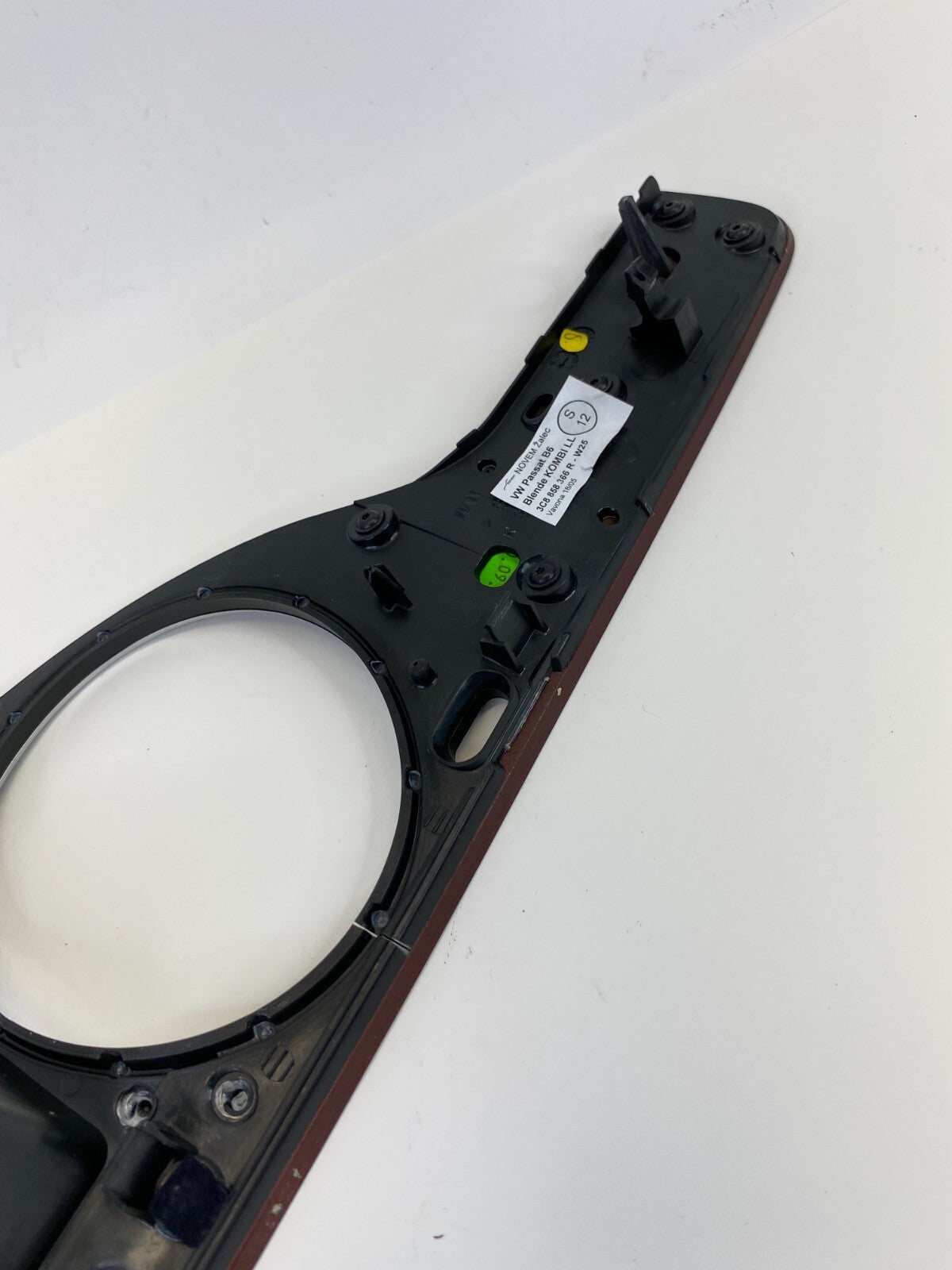 2009-2011 Volkswagen CC Dash Dash Cluster Speedometer Trim w/ Hazard Switch