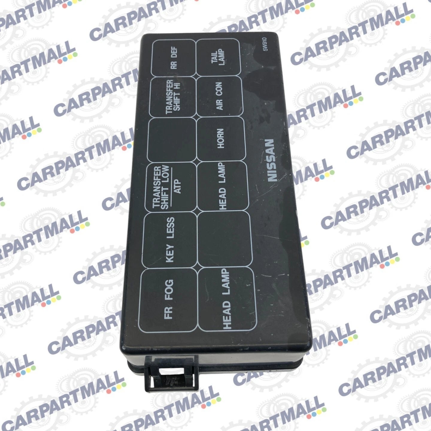 2001-2004 NISSAN PATHFINDER 3.5L A/T UNDER HOOD FUSE RELAY BOX COVER LID OEM