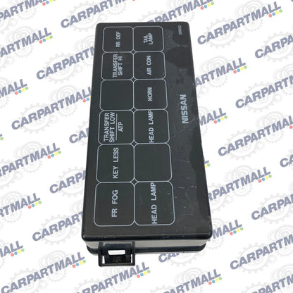 2001-2004 NISSAN PATHFINDER 3.5L A/T UNDER HOOD FUSE RELAY BOX COVER LID OEM