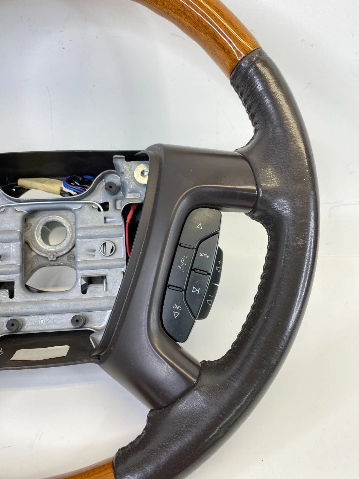 2009 2010 2011 2012 BUICK ENCLAVE STEERING WHEEL W/ WOODGRAIN ASSEMBLY OEM