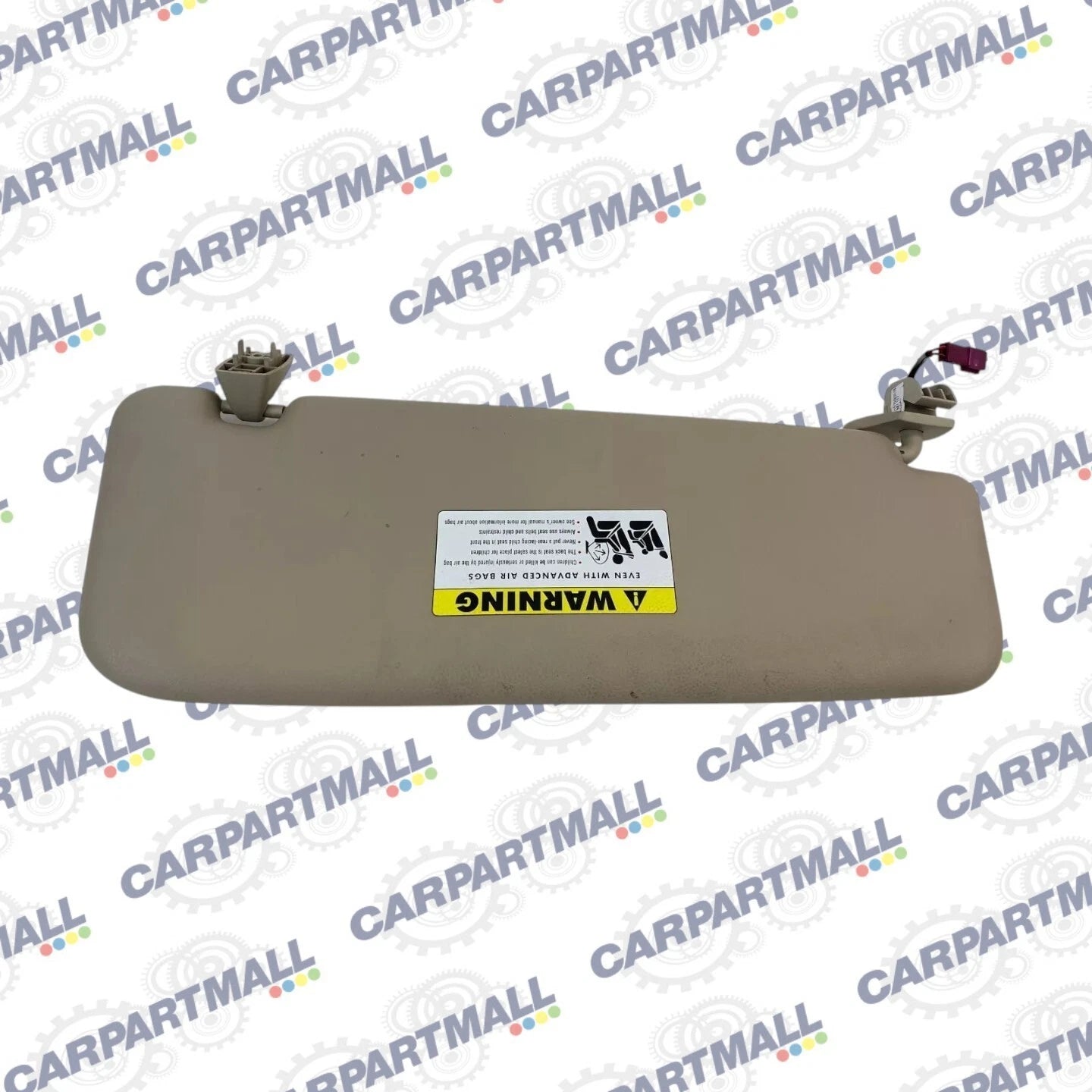 2009 2010 BMW 535I XDRIVE SUNVISOR LEFT DRIVER SIDE SUN VISOR SHADE ASSEMBLY OEM