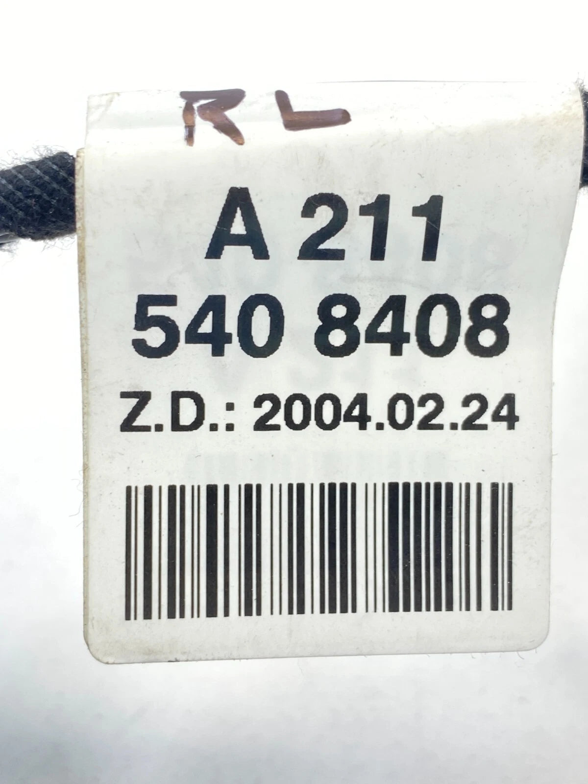 2003-2006 MERCEDES-BENZ E500 REAR LEFT DOOR WIRE WIRING HARNESS A2115408408 OEM
