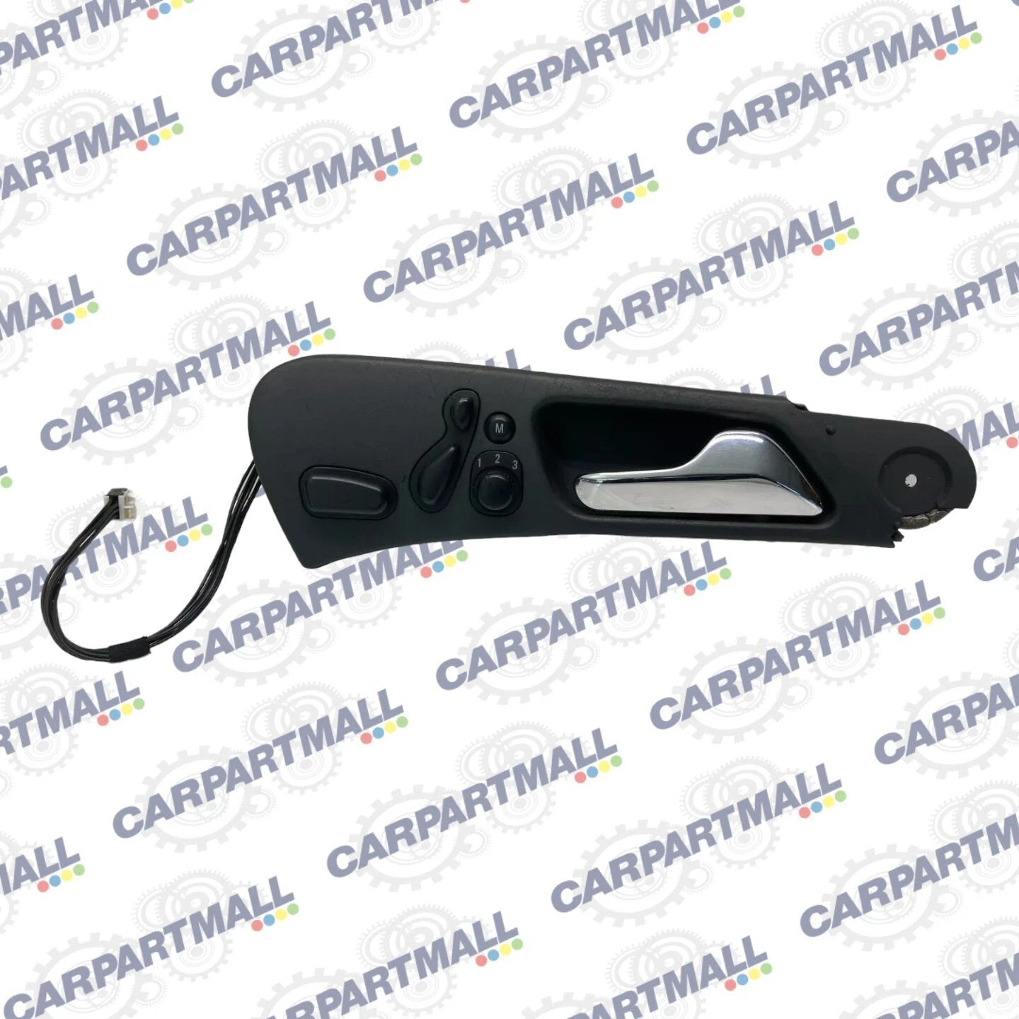 01-05 MERCEDES-BENZ C320 FRONT RIGHT INTERIOR DOOR HANDLE W/ SEAT CONTROL SWITCH