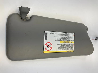 2004-2009 CADILLAC SRX ROOF LEFT SUNVISOR SUN VISOR SHADE W/ LAMPS ASSEMBLY OEM