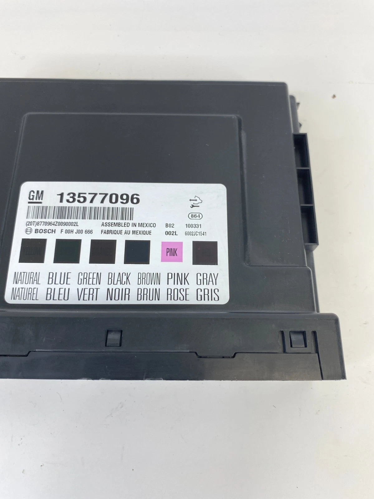 2011 BUICK REGAL 2011 CHEVROLET EQUINOX 2.4L BODY CONTROL MODULE 13577096 OEM