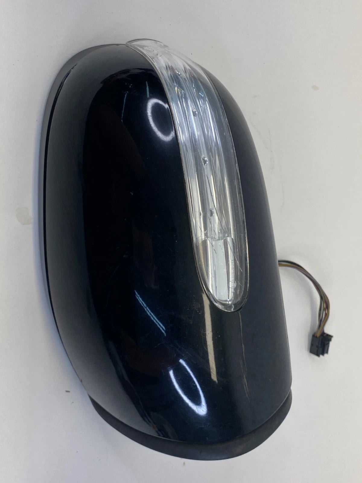 2005 MERCEDES C240 FRONT LEFT DRIVER SIDE VIEW POWER DOOR MIRROR BLACK OEM