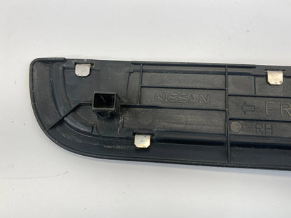 09-14 NISSAN MAXIMA REAR RIGHT SIDE DOOR SILL SCUFF STEP PLATE TRIM 769B2-9N10