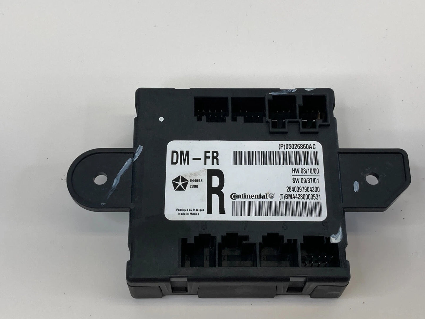 2008-2016 CHRYSLER TOWN COUNTRY FRONT RIGHT DOOR COMPUTER MODULE OEM 05026860AC